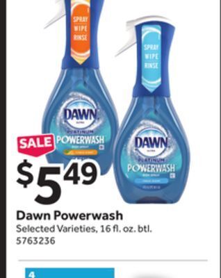 Stop&Shop Dawn powerwash offer