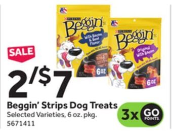 Stop&Shop Beggin' strips dog treats offer