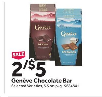 Stop&Shop Genève chocolate bar offer