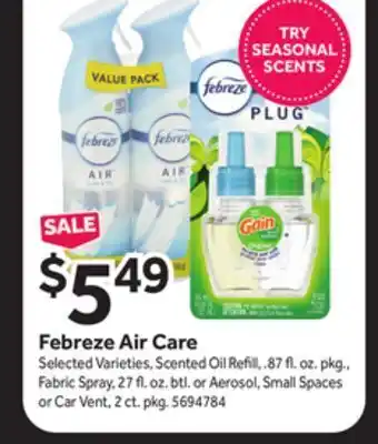 Stop&Shop Febreze air care offer