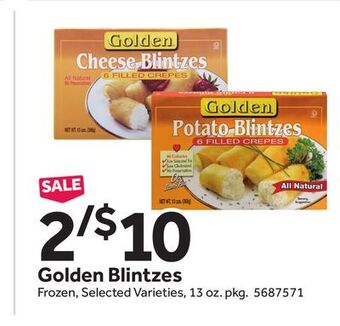 Stop&Shop Golden blintzes offer