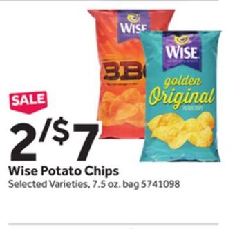 Stop&Shop Wise potato chips offer