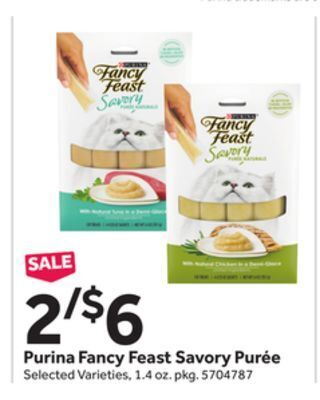 Stop&Shop Purina fancy feast savory purée offer