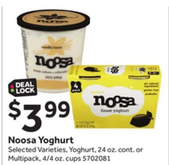 Stop&Shop Noosa yoghurt offer