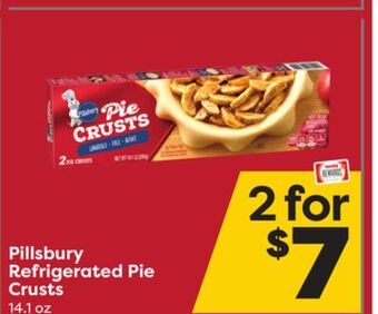 Weis Markets Pillsbury refrigerated pie crusts offer