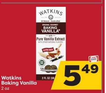Weis Markets Watkins baking vanilla offer