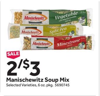 Stop&Shop Manischewitz soup mix offer