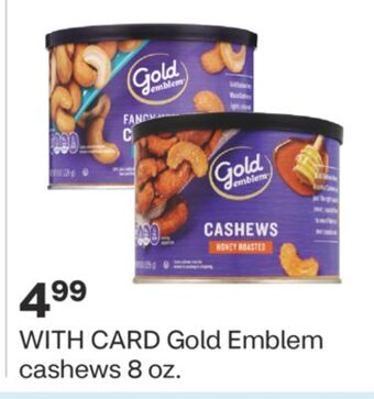 CVS Gold emblem cashews 8 oz. offer