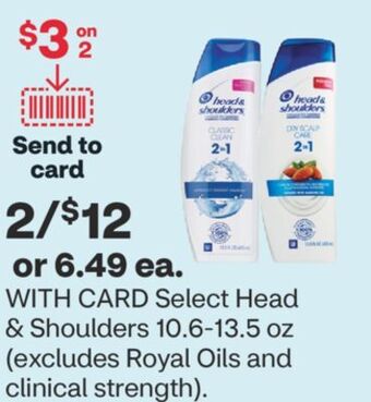 CVS Select head & shoulders 10.6-13.5 oz offer