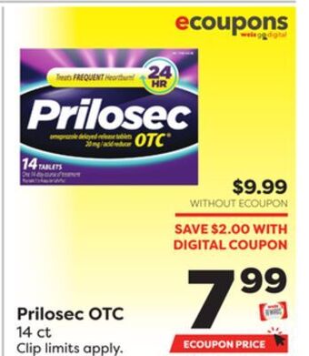 Weis Markets Prilosec otc offer