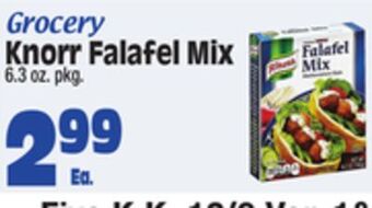 King Kullen Knorr falafel mix offer