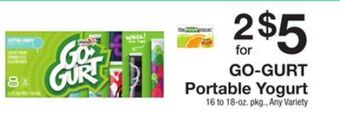 The Fresh Grocer Portable yogurt offer