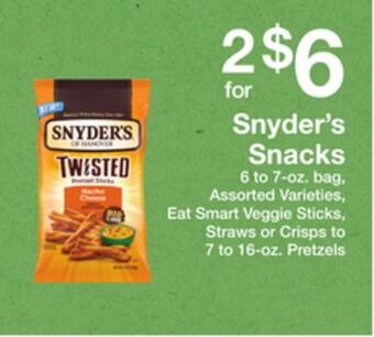 The Fresh Grocer Snacks offer