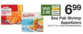 The Fresh Grocer Shrimp appetizers offer