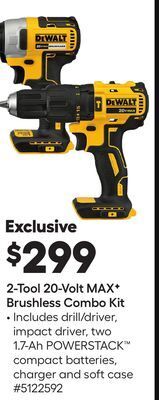 Lowe's 2-tool 20-volt max brushless combo kit offer