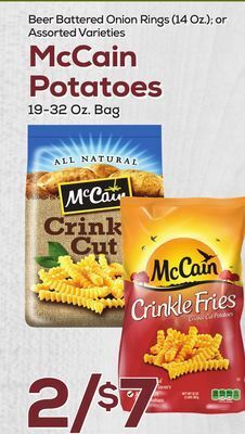 DeCicco & Sons Mccain potatoes offer