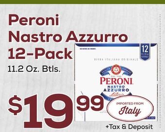 DeCicco & Sons Peroni nastro azzurro 12-pack offer