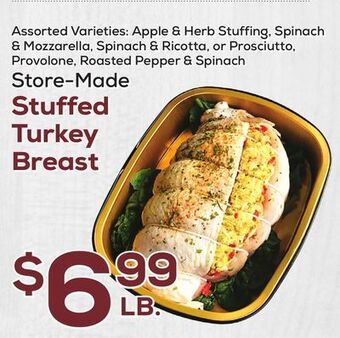 DeCicco & Sons Stuffed turkey breast offer