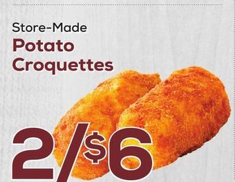 DeCicco & Sons Potato croquettes offer