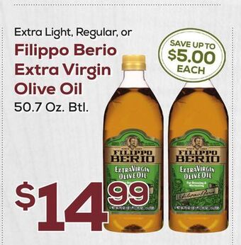 DeCicco & Sons Filippo berio extra virgin olive oil offer
