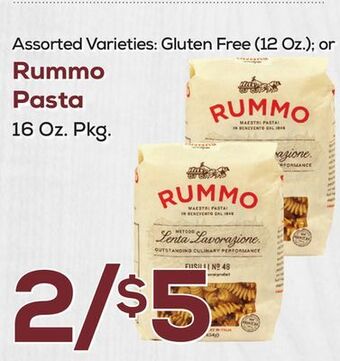 DeCicco & Sons Rummo pasta offer