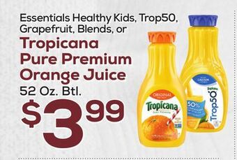 DeCicco & Sons Tropicana pure premium orange juice offer