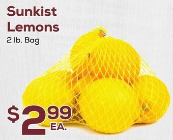 DeCicco & Sons Sunkist lemons offer