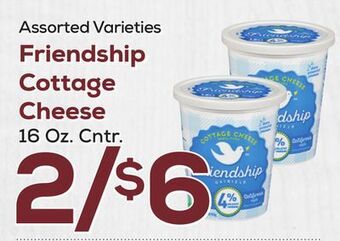 DeCicco & Sons Friendship cottage cheese offer