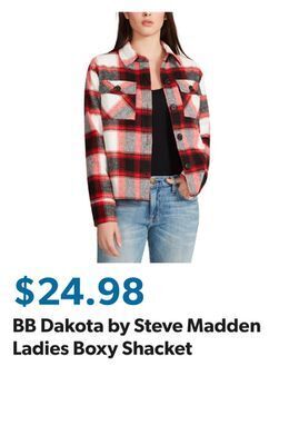 Sam's Club Bb dakota by steve madden ladies boxy shacket offer