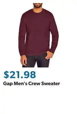 Sam's Club Gap men's crew sweater offer