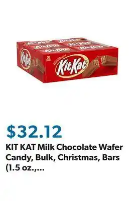 Sam's Club Kit kat milk chocolate wafer candy, bulk, christmas, bars (1.5 oz., 36 ct.) offer