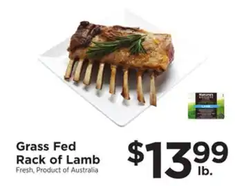 ShopRite Grass fed rack of lamb offer