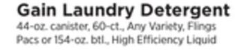 ShopRite Laundry detergent offer