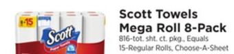 ShopRite Towels mega roll 8-pack offer