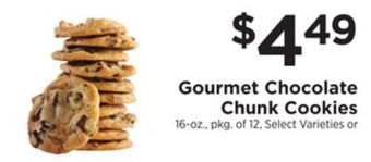 ShopRite Gourmet chocolate chunk cookies offer
