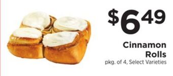 ShopRite Cinnamon rolls offer