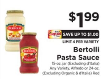ShopRite Pasta sauce offer