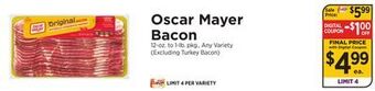 ShopRite Bacon offer