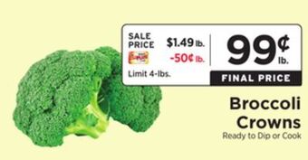 ShopRite Broccoli crowns offer