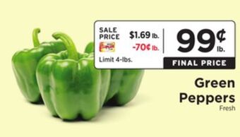 ShopRite Green peppers offer