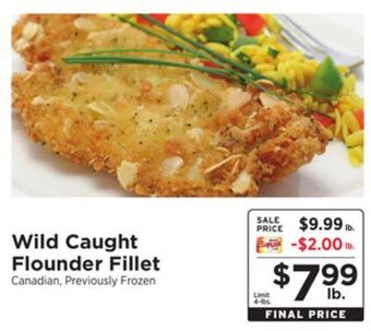 ShopRite Wild caught flounder fillet offer