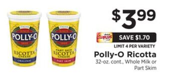 ShopRite Ricotta offer