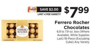 ShopRite Chocolates offer