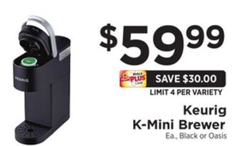 ShopRite K-mini brewer offer