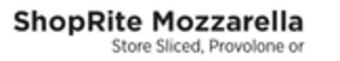ShopRite Mozzarella offer