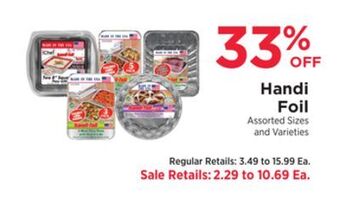 ShopRite Handi foil offer