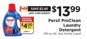 ShopRite Proclean laundry detergent offer