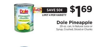ShopRite Pineapple offer