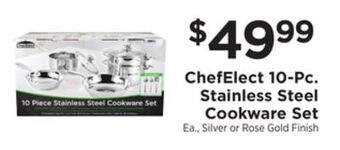 ShopRite 10-pc. stainless steel cookware set offer