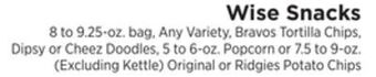 ShopRite Snacks offer